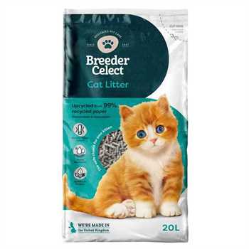 Breeder Celect Recycled Paper Cat Litter